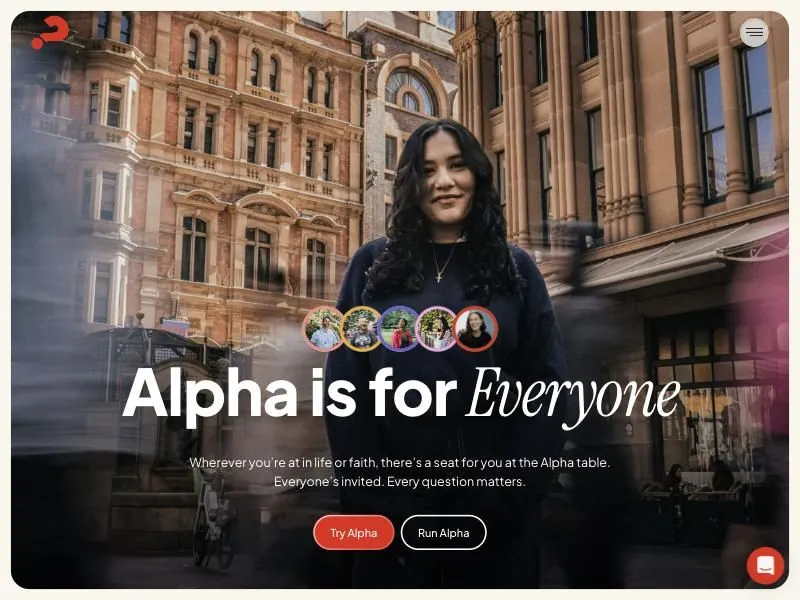 Alpha Australia website home page