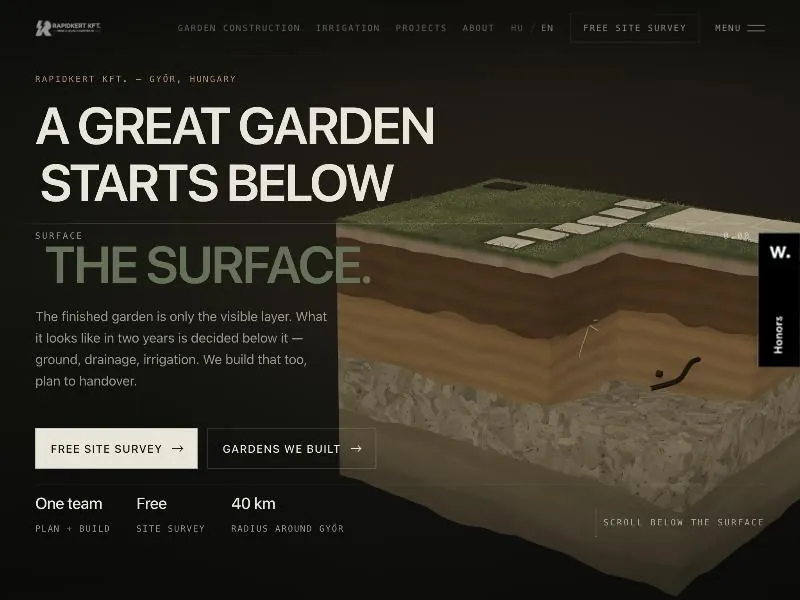 Rapidkert website home page